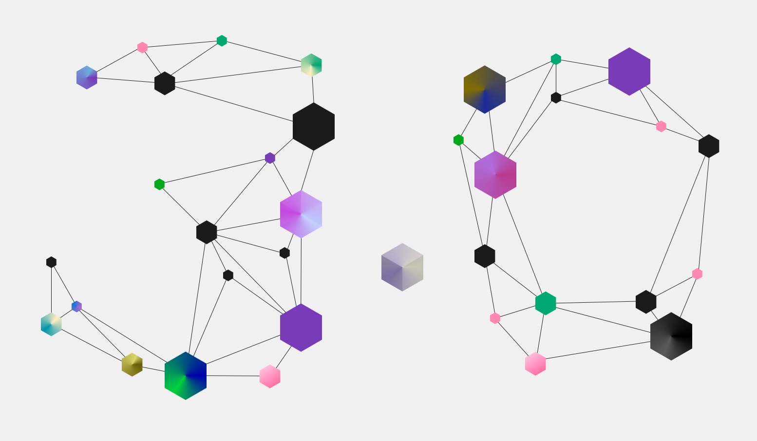 A colorful grid of geometric shapes reads 3.0